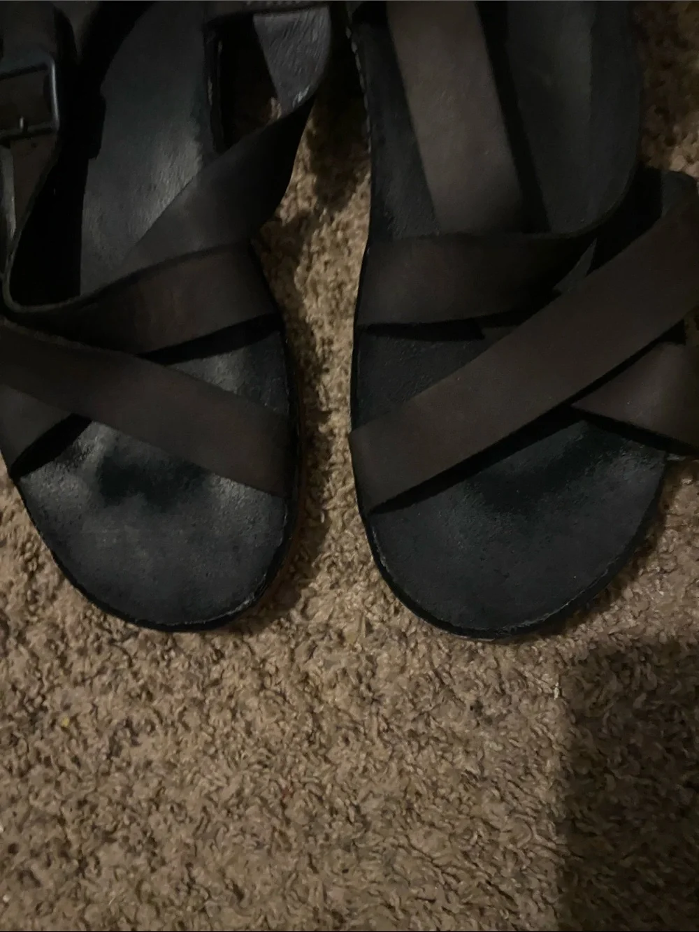 Chaco Women’s Dark Brown Cross-Strap Sandals